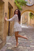 Dress with sleeves